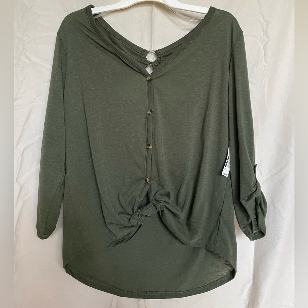 Green fashion shirt